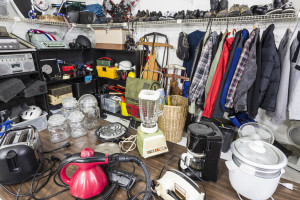 Interior garage sale, housewares, clothing, slorting goods and toys.