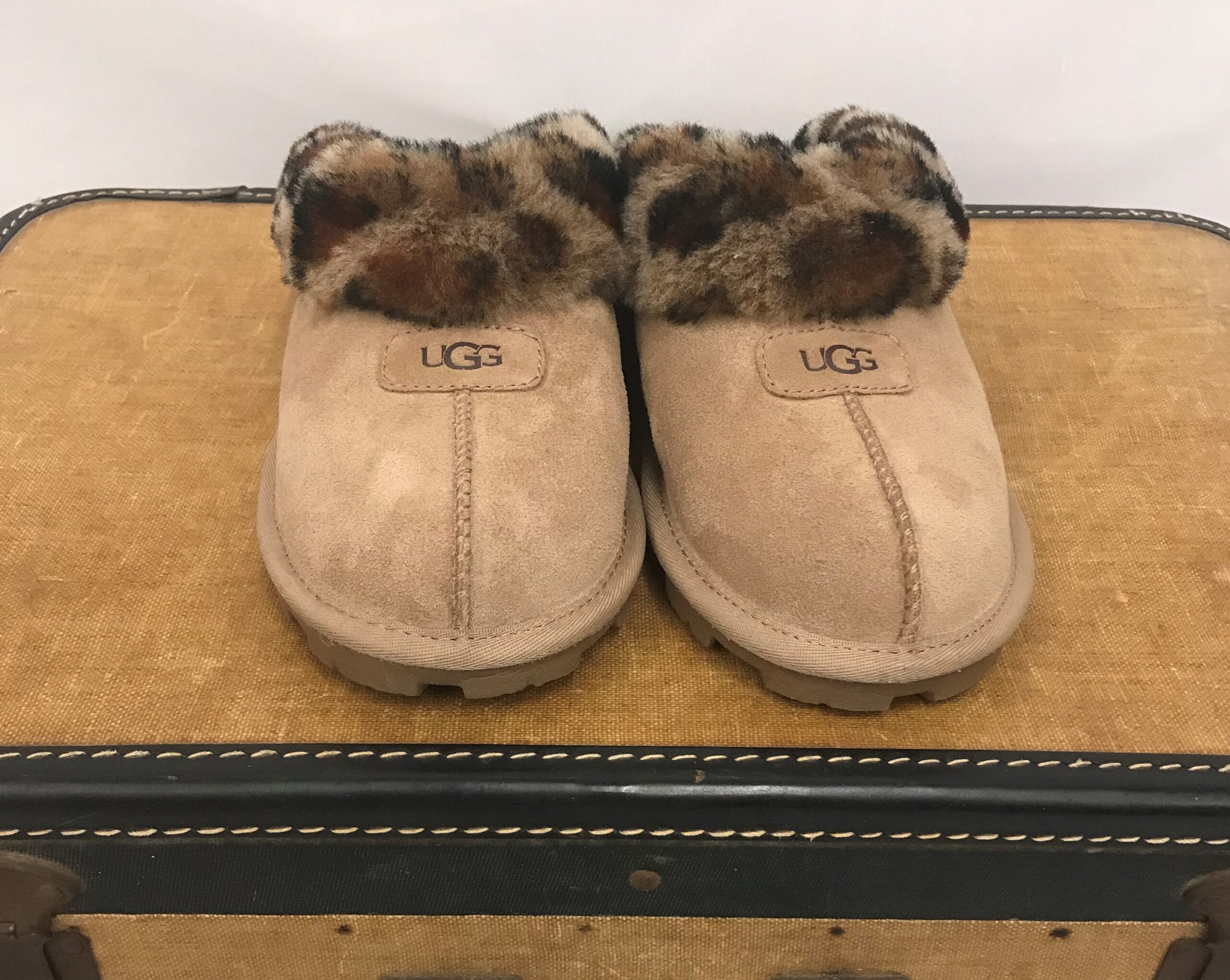 Ugg Leopard Print Slippers Size 8 – The 
